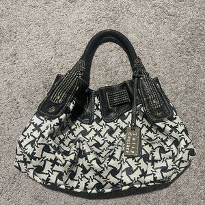 Juicy Couture Monochrome Patterned Shoulder Bag